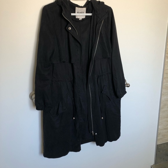 Bb Dakota black trench coat - Picture 1 of 3